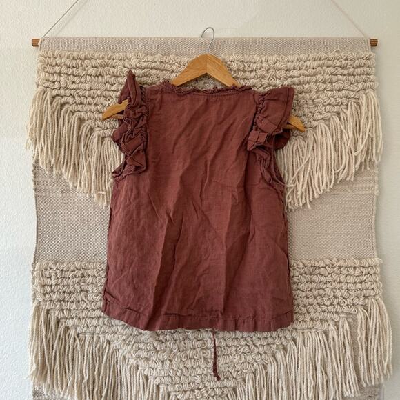 Sita Murt Ruffle Sleeve Button Top - Picture 6 of 6